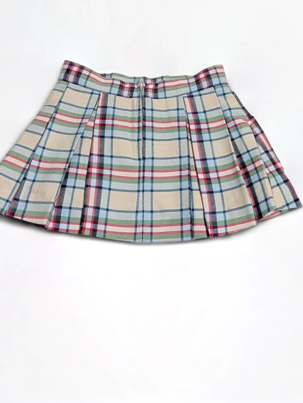 TBBC The Beaufort Bonnet Company Parson Pleated Plaid Skirt Ardmore Pier 4T
